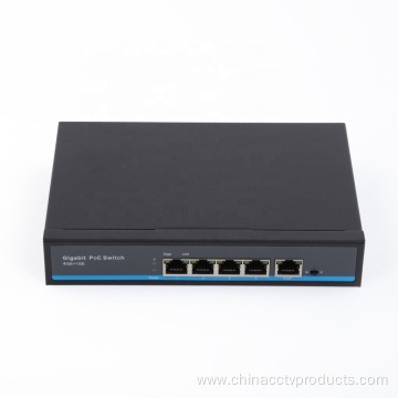 4ports CCTV Fast Network Ethernet PoE Switch 48V